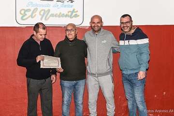 La banda Charcojondo, pregoneros de las fiestas de Lomo Magullo de este año/Antonio Alí.